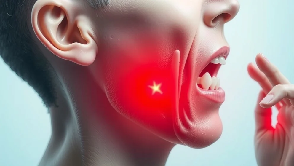 Ont i käken ena sidan – vad kan det bero på